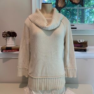 Simple and chic cowl neck sweater